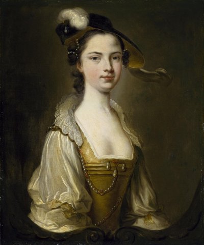 Porträt einer Dame von Thomas Hudson